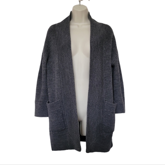 J. Crew Sweaters J Crew Gray Kendor Baby Alpaca Wool Openfront